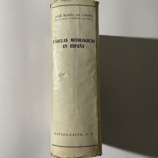 José Maria de Cossio | Fabulas Mitológicas en España