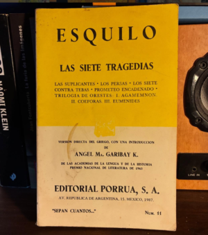 Esquilo - Las siete tragedias