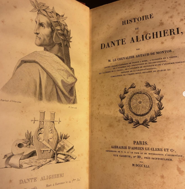 Chevalier de Montor - Histoire de Dante Alighieri (Frances 1841)