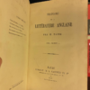 Hipolito Taine - Litterature anglaise (4 tomos) Primera edición de 1863