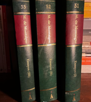 M. de Montaigne - Ensayos 3 tomos