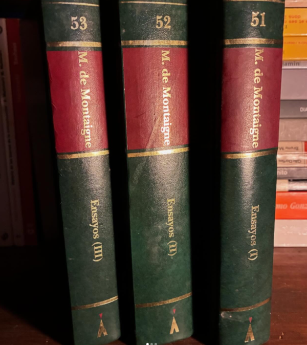 M. de Montaigne - Ensayos 3 tomos